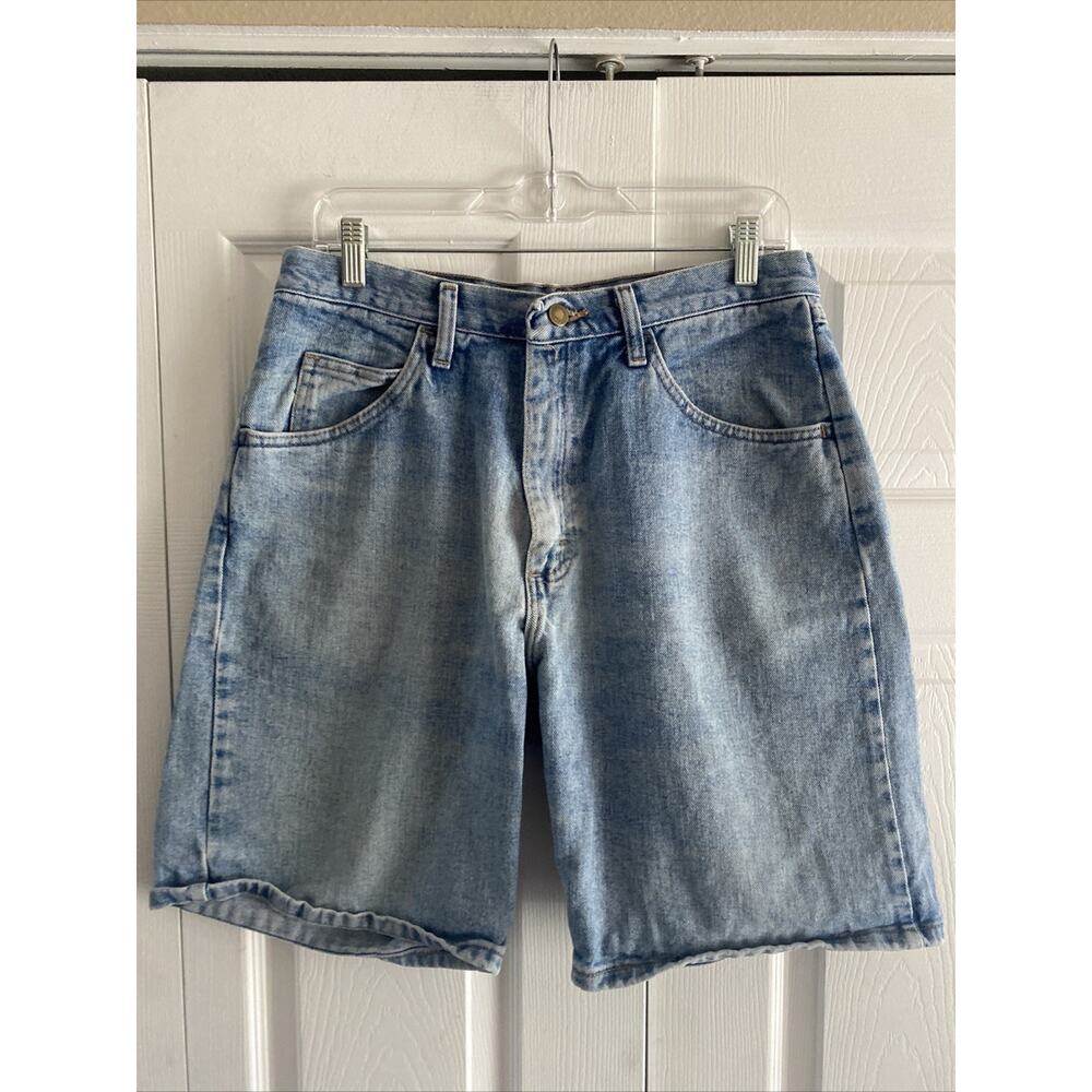 Wrangler Men's 33 Light Wash Denim Shorts‎ Jorts